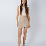 Flea Keten Şort Etek