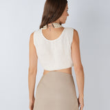 Flea Keten Şort Etek