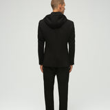 Eran Çıkarılabilir Kapüşonlu Örme Blazer