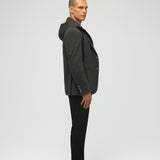 Eran Çıkarılabilir Kapüşonlu Örme Blazer