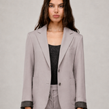 Leo Blazer with Removable Hood