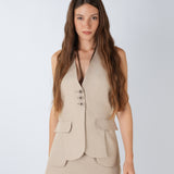 Flea Linen Vest