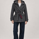 CITY BLAZER COAT WITH REMOVABLE HOOD