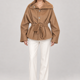 LONDON OVERSIZED REVERSIBLE WOOL COAT