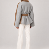 LONDON OVERSIZED REVERSIBLE WOOL COAT