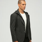 Eran Knitted Blazer with Removable Hood