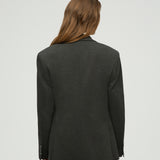 Eran Half Oversized Knitted Blazer with Removable Hood