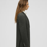 Eran Half Oversized Knitted Blazer with Removable Hood