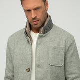 Morris Wool Blend Coat with Removable Jacket